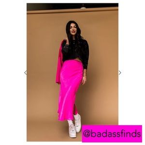 Neon Pink Bestie Skirt